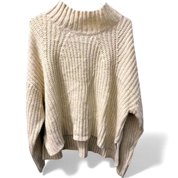 ON 34th, Cream Chunky Knit Sweater, Size Large (NWT) - Picture 2 of 5
